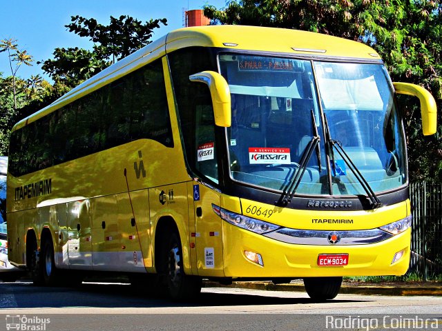 Viação Itapemirim 60649 na cidade de São Paulo, São Paulo, Brasil, por Rodrigo Coimbra. Número da foto: #3444831.