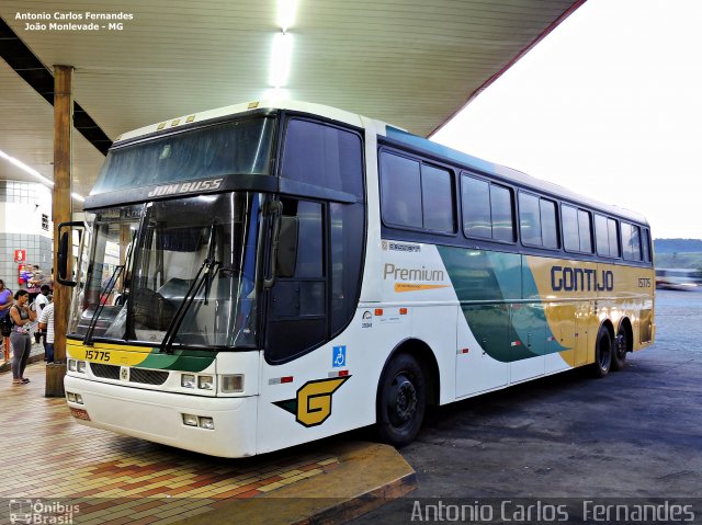 Empresa Gontijo de Transportes 15775 na cidade de João Monlevade, Minas Gerais, Brasil, por Antonio Carlos Fernandes. ID da foto: 3443375.