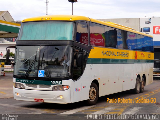 Nacional Expresso 16311 na cidade de Goiânia, Goiás, Brasil, por Paulo Roberto de Morais Amorim. Número da foto: #3403764.