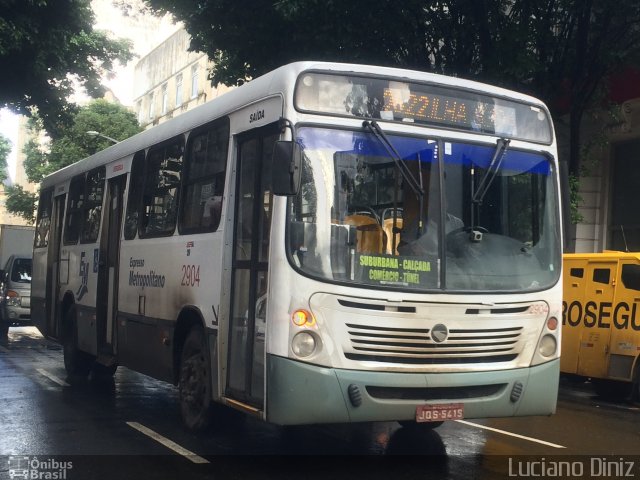 Expresso Metropolitano Transportes 2904 na cidade de Salvador, Bahia, Brasil, por Luciano Diniz. Número da foto: #3402914.
