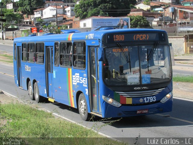 Itamaracá Transportes 1.793 na cidade de Olinda, Pernambuco, Brasil, por Luiz Carlos de Santana. ID da foto: 3403268.