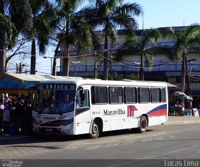 Maravilha Auto Ônibus ITB 01.137 na cidade de Itaboraí, Rio de Janeiro, Brasil, por Lucas Lima. Número da foto: #3404126.