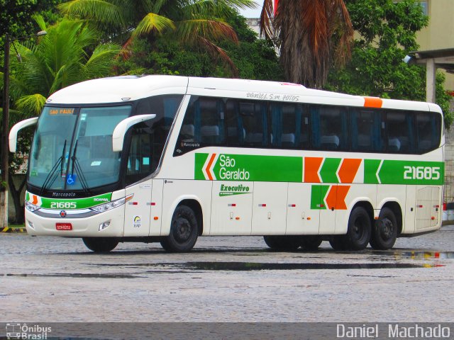 Cia. São Geraldo de Viação 21685 na cidade de Eunápolis, Bahia, Brasil, por Daniel  Machado. Número da foto: #3402807.