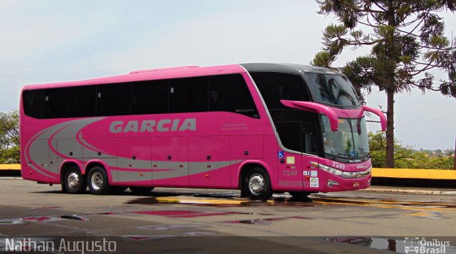 Viação Garcia 7249 na cidade de Londrina, Paraná, Brasil, por Nathan Augusto. Número da foto: #3403562.