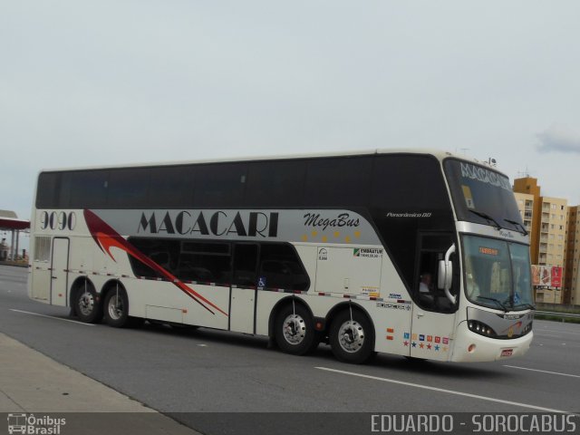Auto Ônibus Macacari 9090 na cidade de Osasco, São Paulo, Brasil, por EDUARDO - SOROCABUS. Número da foto: #3403899.
