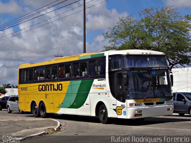 Empresa Gontijo de Transportes 15490 na cidade de Aracaju, Sergipe, Brasil, por Rafael Rodrigues Forencio. ID da foto: 3403512.