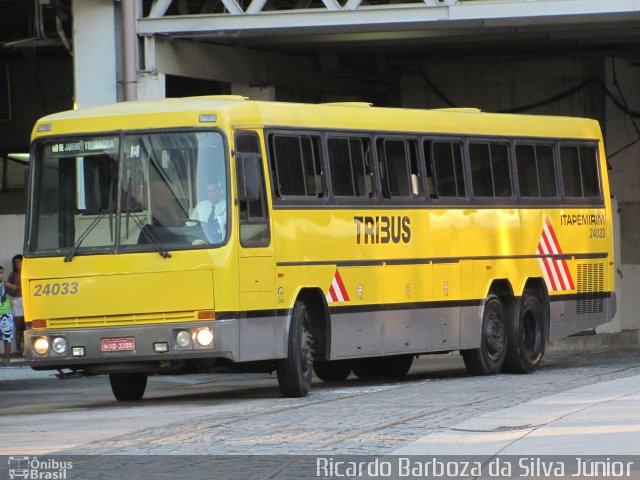 Viação Itapemirim 24033 na cidade de Rio de Janeiro, Rio de Janeiro, Brasil, por Ricardo Barboza da Silva Júnior. ID da foto: 3403698.