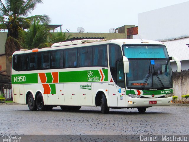 Cia. São Geraldo de Viação 14350 na cidade de Eunápolis, Bahia, Brasil, por Daniel  Machado. Número da foto: #3402818.