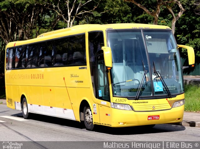Viação Itapemirim 45809 na cidade de São Paulo, São Paulo, Brasil, por Matheus Henrique. Número da foto: #3402306.