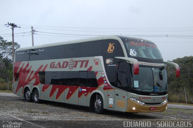 Auto Viação Gadotti 3114 na cidade de São Paulo, São Paulo, Brasil, por EDUARDO - SOROCABUS. ID da foto: 3403822.