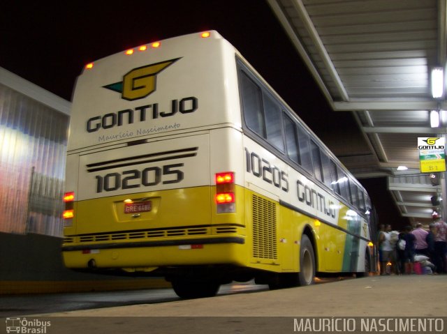 Empresa Gontijo de Transportes 10205 na cidade de Belo Horizonte, Minas Gerais, Brasil, por Maurício Nascimento. ID da foto: 3402014.