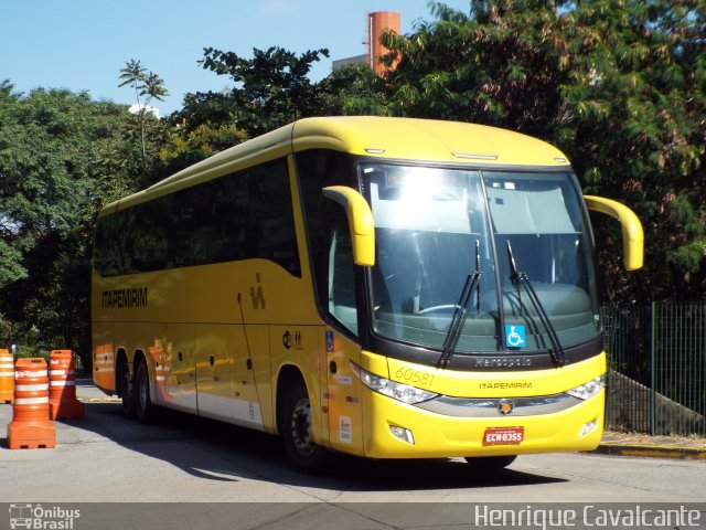 Viação Itapemirim 60581 na cidade de São Paulo, São Paulo, Brasil, por Henrique Cavalcante. Número da foto: #3401981.