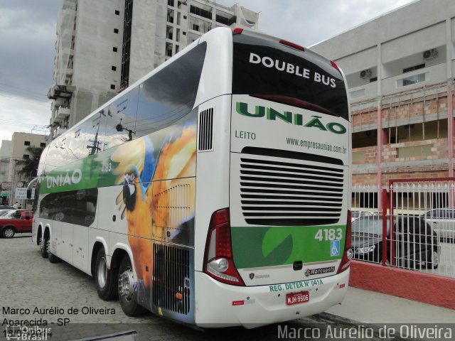 Empresa União de Transportes 4183 na cidade de Aparecida, São Paulo, Brasil, por Marco Aurélio de Oliveira. ID da foto: 3403513.