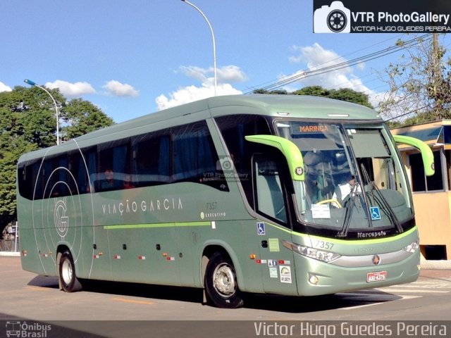 Viação Garcia 7357 na cidade de Maringá, Paraná, Brasil, por Victor Hugo Guedes Pereira. Número da foto: #3445769.