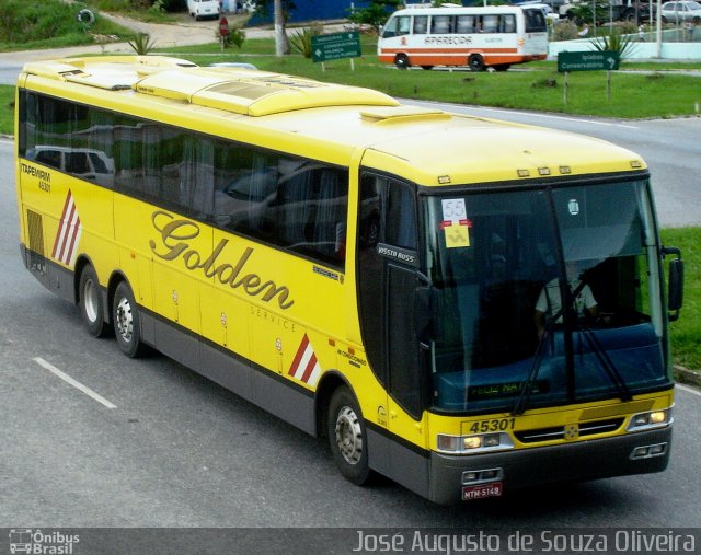 Viação Itapemirim 45301 na cidade de Barra do Piraí, Rio de Janeiro, Brasil, por José Augusto de Souza Oliveira. Número da foto: #3446567.