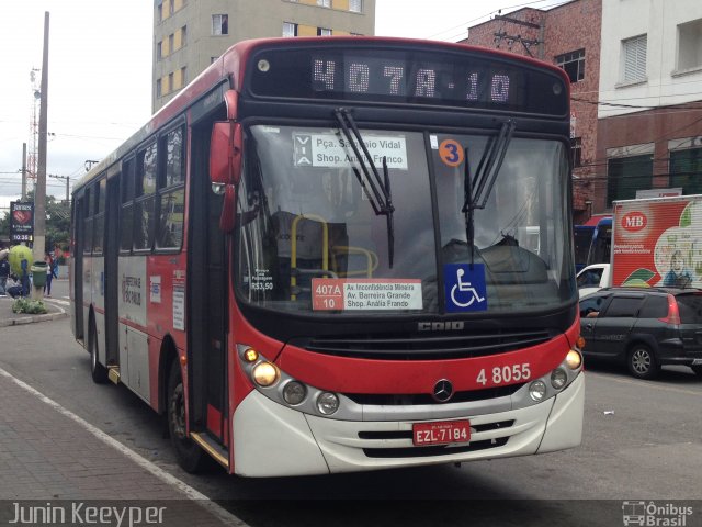 Express Transportes Urbanos Ltda 4 8055 na cidade de São Paulo, São Paulo, Brasil, por Junin Keeyper. Número da foto: #3448448.