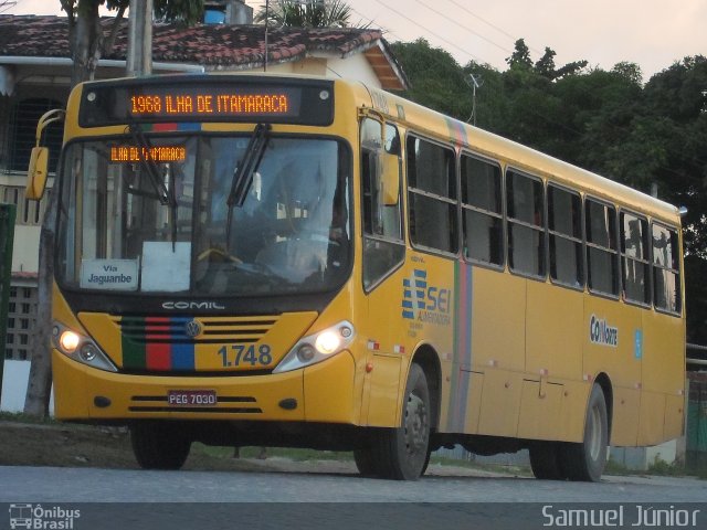 Itamaracá Transportes 1.748 na cidade de Itamaracá, Pernambuco, Brasil, por Samuel Júnior. ID da foto: 3449095.