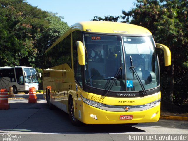 Viação Itapemirim 60685 na cidade de São Paulo, São Paulo, Brasil, por Henrique Cavalcante. ID da foto: 3449776.