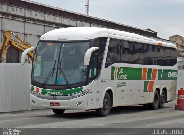 Cia. São Geraldo de Viação 21485 na cidade de Rio de Janeiro, Rio de Janeiro, Brasil, por Lucas Lima. ID da foto: 3449036.