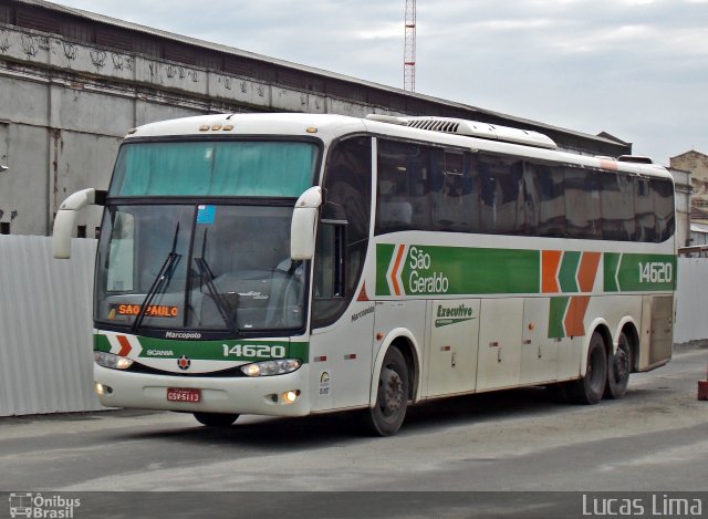 Cia. São Geraldo de Viação 14620 na cidade de Rio de Janeiro, Rio de Janeiro, Brasil, por Lucas Lima. ID da foto: 3448981.