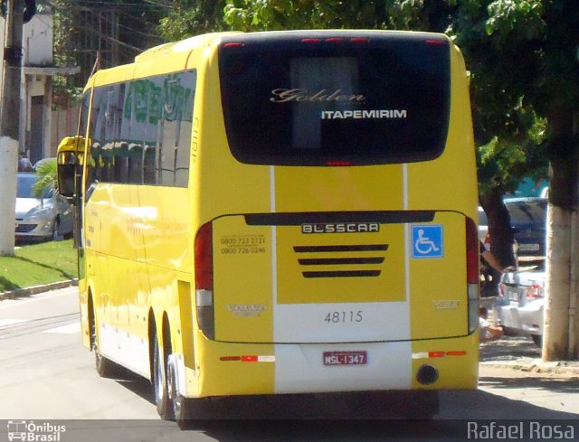 Viação Itapemirim 48115 na cidade de Cachoeiro de Itapemirim, Espírito Santo, Brasil, por Rafael Rosa. Número da foto: #3448164.