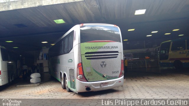Transbrasiliana Transportes e Turismo 51021 na cidade de Belo Horizonte, Minas Gerais, Brasil, por Luis Philippe Cardoso Coelho. Número da foto: #3451832.