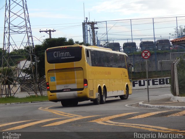 Viação Itapemirim 8707 na cidade de Taubaté, São Paulo, Brasil, por Rogerio Marques. ID da foto: 3451182.