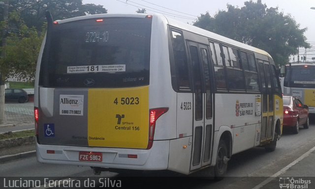 Allianz Transportes 4 5023 na cidade de São Paulo, São Paulo, Brasil, por Luciano Ferreira da Silva. ID da foto: 3450142.