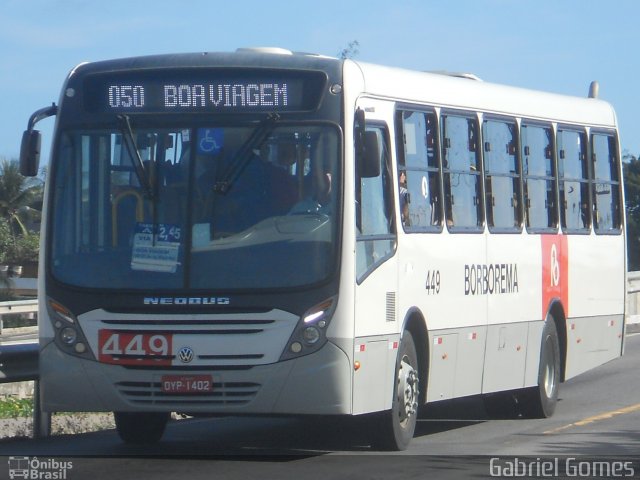 Borborema Imperial Transportes 449 na cidade de Olinda, Pernambuco, Brasil, por Gabriel  Gomes. ID da foto: 3450819.