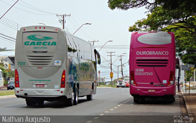 Viação Garcia 7211 na cidade de Londrina, Paraná, Brasil, por Nathan Augusto. Número da foto: #3451096.
