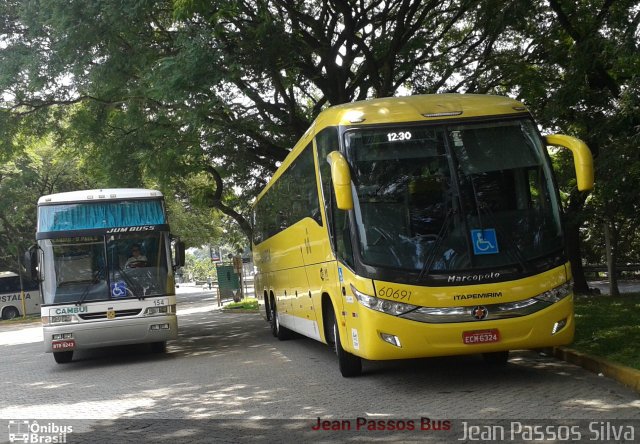 Viação Itapemirim 60691 na cidade de São Paulo, São Paulo, Brasil, por Jean Passos Silva. Número da foto: #3454145.