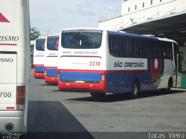 Viação São Cristóvão 2270 na cidade de Belo Horizonte, Minas Gerais, Brasil, por Lucas Vieira. Número da foto: #3452542.