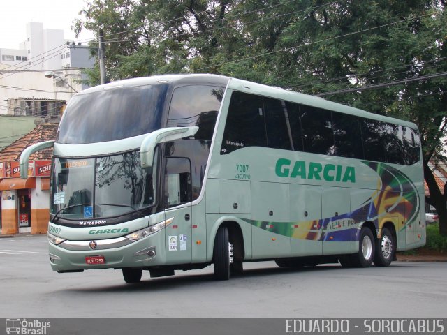 Viação Garcia 7007 na cidade de Sorocaba, São Paulo, Brasil, por EDUARDO - SOROCABUS. Número da foto: #3453865.