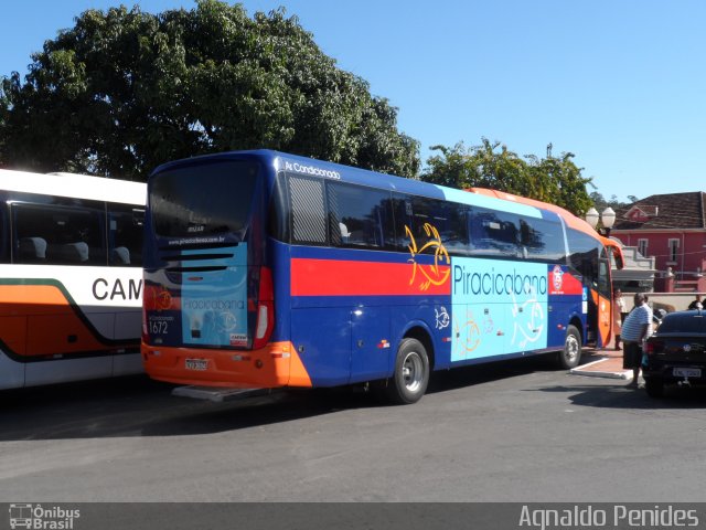 Viação Piracicabana 1672 na cidade de Jacutinga, Minas Gerais, Brasil, por Agnaldo Penides. Número da foto: #3454201.