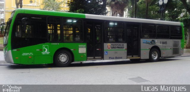 Viação Santa Brígida 1 1445 na cidade de São Paulo, São Paulo, Brasil, por Lucas Marques. ID da foto: 3453574.