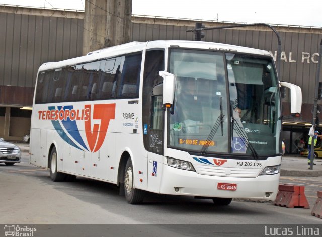 Viação Teresópolis RJ 203.025 na cidade de Rio de Janeiro, Rio de Janeiro, Brasil, por Lucas Lima. Número da foto: #3452928.
