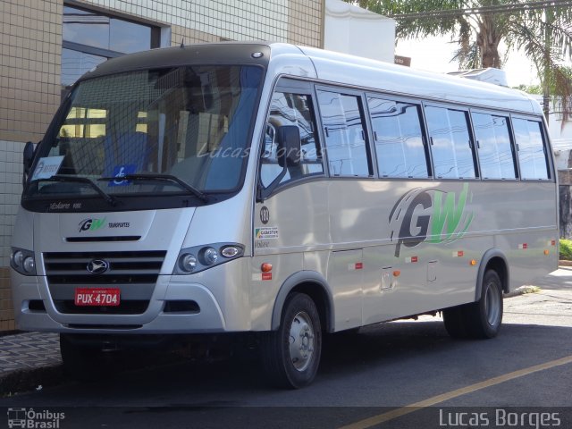 GW Transportes e Turismo 180 na cidade de Araxá, Minas Gerais, Brasil, por Lucas Borges . ID da foto: 3455554.