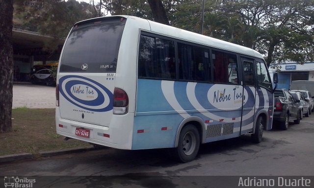 Nobre Tur Turismo 5530 na cidade de Três Rios, Rio de Janeiro, Brasil, por Adriano Duarte. Número da foto: #3455027.