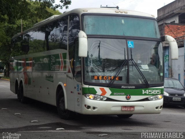Cia. São Geraldo de Viação 14585 na cidade de São Paulo, São Paulo, Brasil, por Alexandre Rodrigo. Número da foto: #3454511.