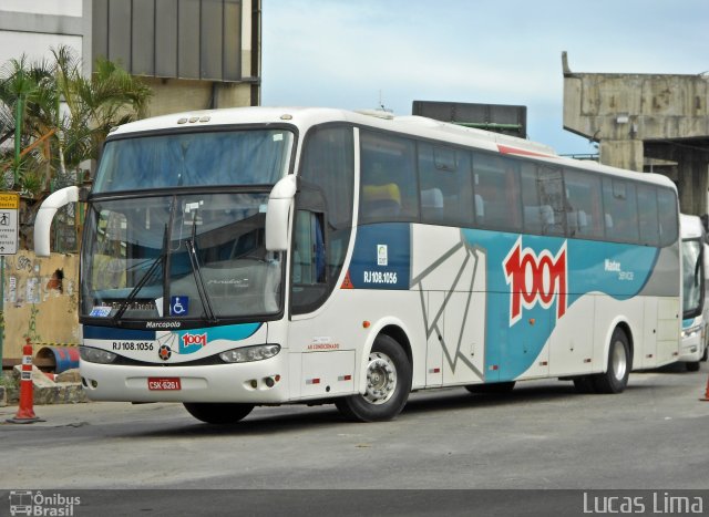 Auto Viação 1001 RJ 108.1056 na cidade de Rio de Janeiro, Rio de Janeiro, Brasil, por Lucas Lima. ID da foto: 3455375.