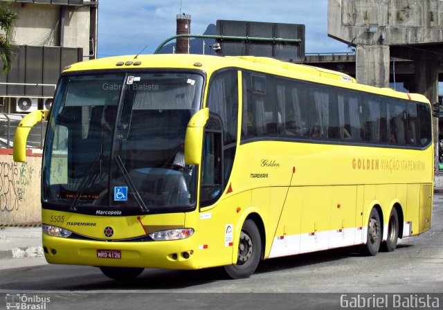 Viação Itapemirim 5505 na cidade de Rio de Janeiro, Rio de Janeiro, Brasil, por Gabriel Batista. Número da foto: #3455881.