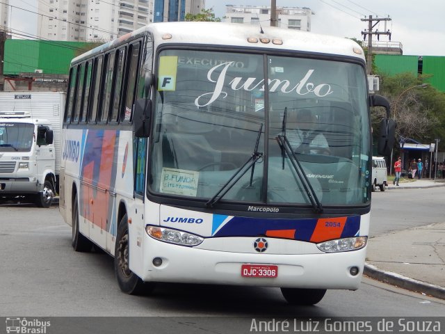 Jumbo Turismo 2054 na cidade de São Paulo, São Paulo, Brasil, por André Luiz Gomes de Souza. ID da foto: 3456267.