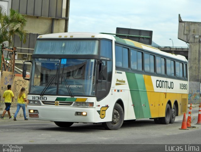 Empresa Gontijo de Transportes 11380 na cidade de Rio de Janeiro, Rio de Janeiro, Brasil, por Lucas Lima. ID da foto: 3455329.