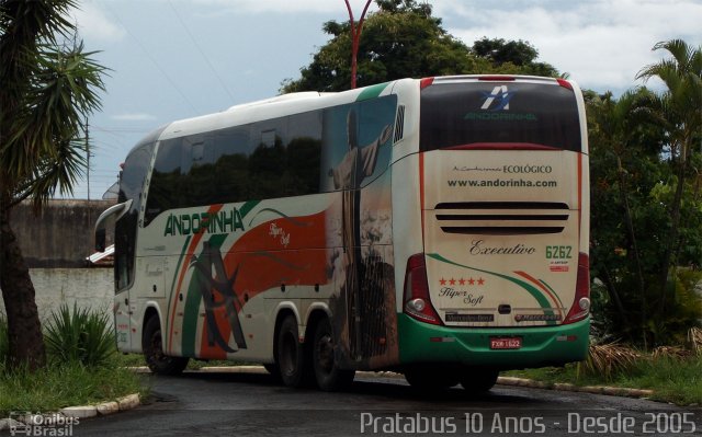 Empresa de Transportes Andorinha 6262 na cidade de Ourinhos, São Paulo, Brasil, por Cristiano Soares da Silva. Número da foto: #3454671.
