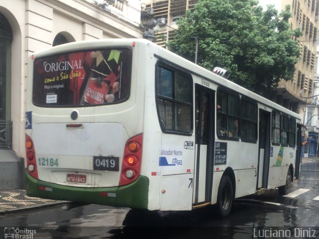 Concessionária Salvador Norte - CSN Transportes 12184 na cidade de Salvador, Bahia, Brasil, por Luciano Diniz. Número da foto: #3457644.