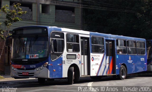 Viação Pirajuçara 11.711 na cidade de São Paulo, São Paulo, Brasil, por Cristiano Soares da Silva. Número da foto: #3457037.