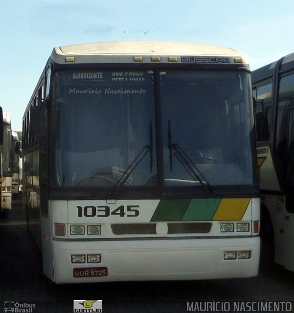 Empresa Gontijo de Transportes 10345 na cidade de Contagem, Minas Gerais, Brasil, por Maurício Nascimento. ID da foto: 3458424.