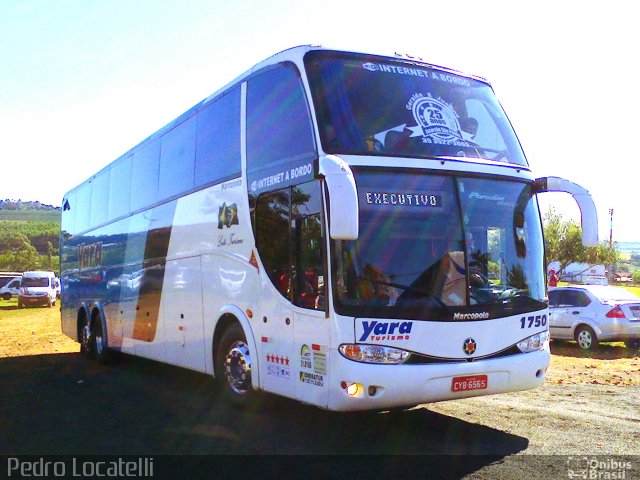 Yara Turismo 1750 na cidade de Tambaú, São Paulo, Brasil, por Pedro Locatelli. Número da foto: #3457313.