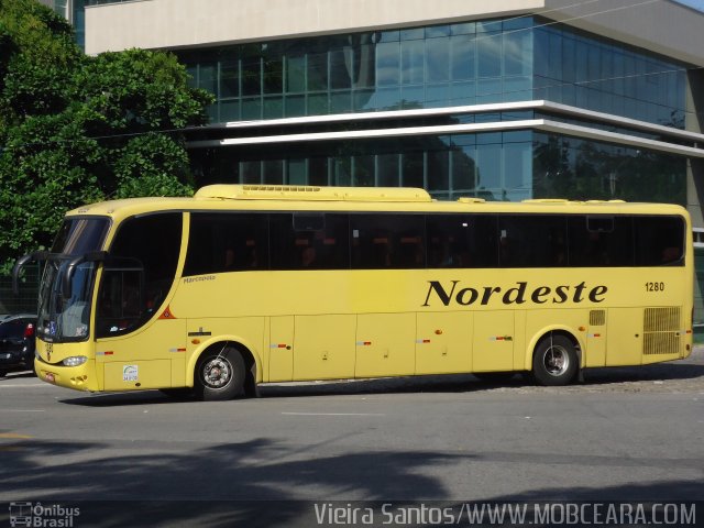 Viação Nordeste 1280 na cidade de Fortaleza, Ceará, Brasil, por Vieira Santos. Número da foto: #3458316.
