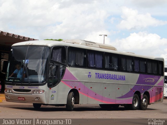 Transbrasiliana Transportes e Turismo 50059 na cidade de Araguaína, Tocantins, Brasil, por João Victor. Número da foto: #3458311.